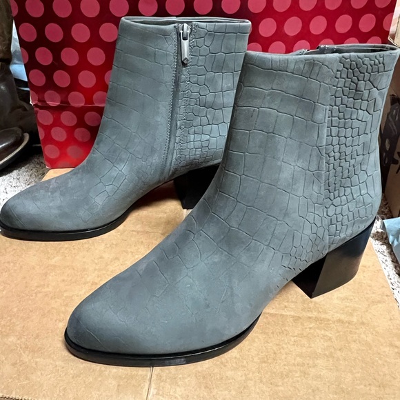 Sam Edelman Joey Ankle Boots - Grey 7 1/2 - Picture 3 of 4